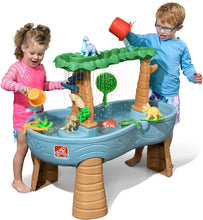 Load image into Gallery viewer, Rain Shower Splash Table d'eau avec 13 Accessoires - Bleu &amp; Vert | Table Jeux d'eau | Table d檃ctivit pour Le Jardin,Table Activit Eau | Table d'eau Extrieur