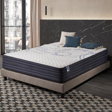 Load image into Gallery viewer, NATURALEX - Matelas PerfectSleep 160x200 cm - 30 cm - Soutien Mousse à mémoire de Forme - Accueil Blue Latex - Confort Ferme - Respirant - 7 Zones - Réversible - Haute Densité - Fabriqué en Europe