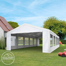 Load image into Gallery viewer, TOOLPORT Tente de réception 3x2 m pavillon Blanc bâche PE 350 N imperméable Tente de Jardin