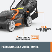 Load image into Gallery viewer, Pack Pro+ Tondeuse à Gazon 40V 460m² + Coupe-Bordures 20V + 2 Batteries 4Ah et 1 Batterie 2Ah + Chargeur Double et Chargeur Simple (Idéal pour l'Entretien du Jardin)