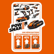 Load image into Gallery viewer, Pack Pro+ Tondeuse à Gazon 40V 460m² + Coupe-Bordures 20V + 2 Batteries 4Ah et 1 Batterie 2Ah + Chargeur Double et Chargeur Simple (Idéal pour l'Entretien du Jardin)