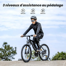 Load image into Gallery viewer, Touroll U1 Vélo Électrique, 26"/29" Vélo Électrique en Montagne pour Adulte, VTT électrique 250 W, Batterie Amovible 13AH, Autonomie 65 km, E-Bike 21 Vitesses