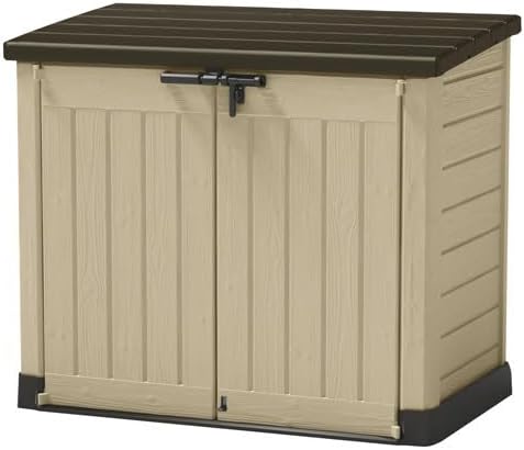 Store It ARC Abri de jardin extérieur,capacité 1200 litres,taupe et beige