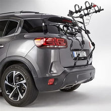 Load image into Gallery viewer, Porte Velo hayon 5 Sangles mottez Shiva 2 elec Acier 2 velos VAE/e Bike (40 kgs Max), Noir