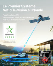 Load image into Gallery viewer, MAMMOTION YUKA Mini 500 Robot Tondeuse sans Fil Périphérique, NetRTK+Vision, Aucune Antenne RTK Requise, Recommandé 500 m², Pente à 50%, Cartographie Automatique, avec Module 4G