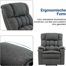 Load image into Gallery viewer, MCombo 7546 Fauteuil de Relaxation électrique avec 3 Moteurs réglables séparément