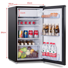 Load image into Gallery viewer, Rfrigrateur Table Top Intgrable 91L Mini-bar Niveau Sonore Faible 3 tagres,48,5x44,5x83,5cm,Noir -