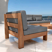 Load image into Gallery viewer, Salon de jardin en bois d'acacia 8 places 5 pcs Borneo Gris anthracite - Action-sport36 -