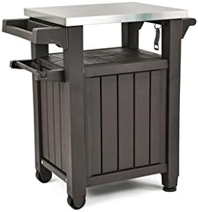 Mini desserte barbecue UNITY - Gris - 105 litres