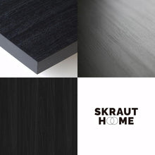 Load image into Gallery viewer, Skraut Home | Meuble TV | Banc Télé | Grand Espace de Rangement | 267x45x35 cm | TV Grand Format | Cheminée électrique XXL | Suspendu, Mural | Style Moderne | Noir