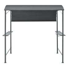 Load image into Gallery viewer, Tonnelle pavillon de barbecue 215 x 220 x 140 cm anthracite gris foncé 03_0008739 -