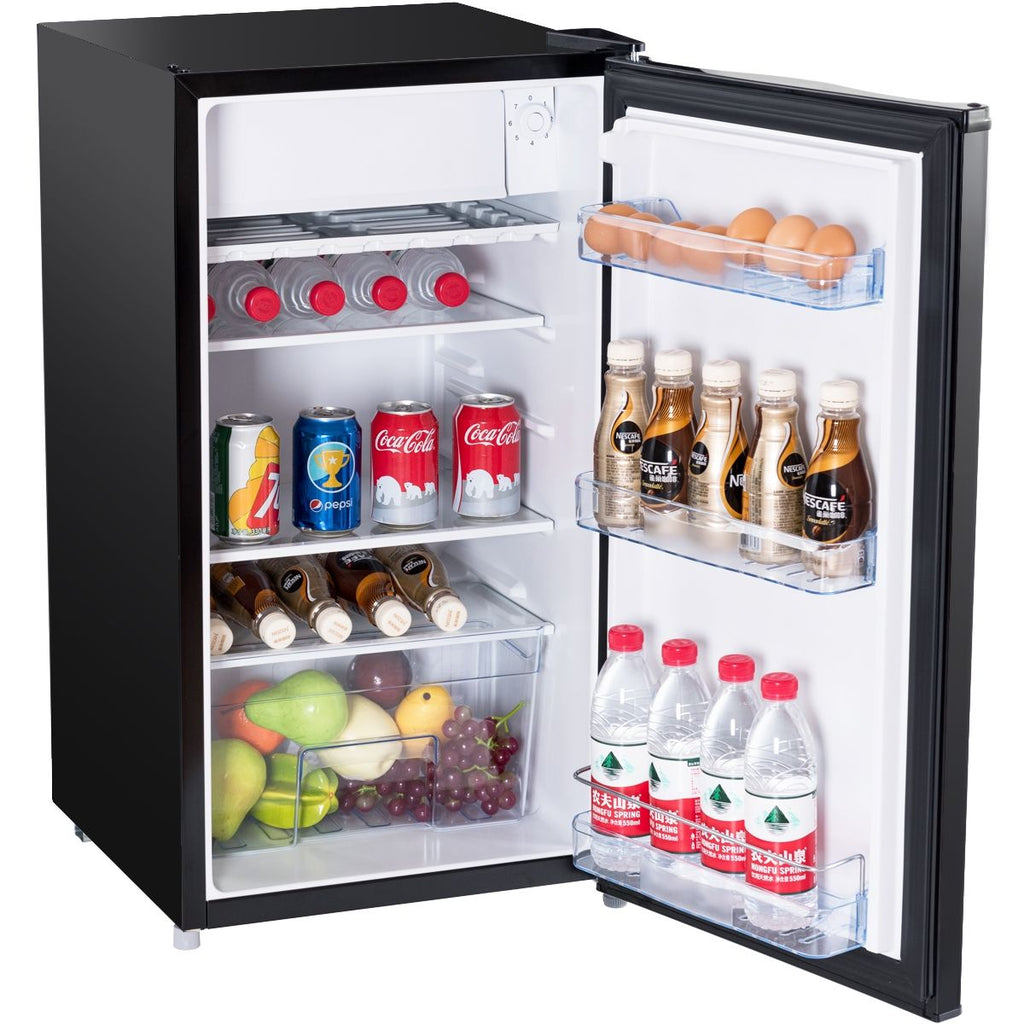 Réfrigérateur Table Top Intégrable 91L Mini-bar Niveau Sonore Faible 3 Étagères,48,5x44,5x83,5cm,Noir -