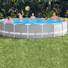 Load image into Gallery viewer, Intex piscine prism frame ronde tubulaire (ø)3,05 x (h)0,76m