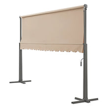 Load image into Gallery viewer, Store banne autoportant  double pente 400 x 300 x 260 cm sable 03_0008295 -