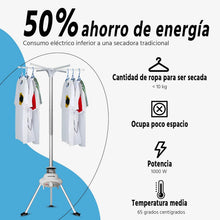 Load image into Gallery viewer, Secamatic Turbo Plus de Xsquo Useful Tech - Séchoir à linge portable sans frottement par air chaud de 1000 W