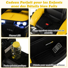Load image into Gallery viewer, Tracteur Electrique 12 V pour Enfants 3-5 km/h Télécommande MP3 USB Vert/Jaune -