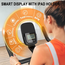 Load image into Gallery viewer, MettleMatic Vélo d'appartement ergomètre avec Bluetooth : vélo d'appartement avec résistance magnétique - Vélo de fitness d'intérieur avec écran LCD - Charge maximale : 160 kg