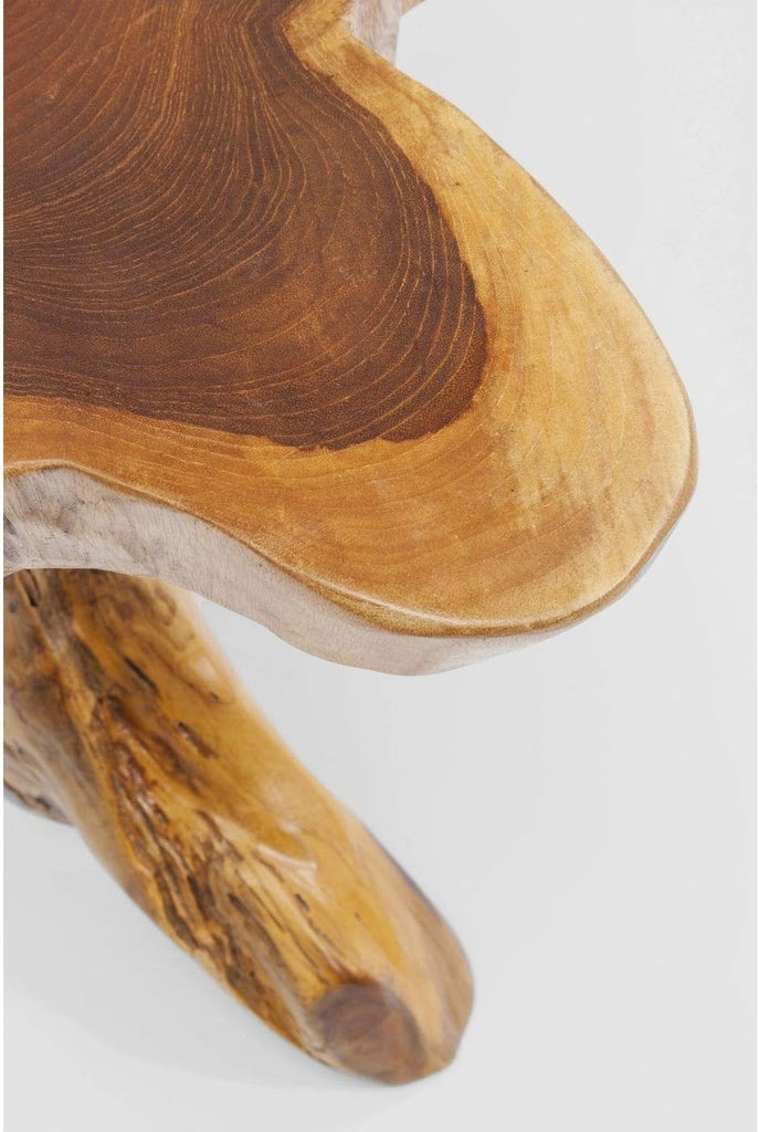 Kare Design Table d'appoint Tree, Bois Massif, Nature-Marron, Grand, Deco Intérieur, Decoration Chambre, Salon, Couloir, Maison, 40x50x50cm