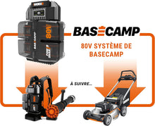 Load image into Gallery viewer, Pack Pro+ Tondeuse à Gazon 40V 460m² + Coupe-Bordures 20V + 2 Batteries 4Ah et 1 Batterie 2Ah + Chargeur Double et Chargeur Simple (Idéal pour l'Entretien du Jardin)