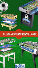 Load image into Gallery viewer, Leomark Table 4 Jeux en 1 - Billard, babyfoot, Hockey de Table et ping-Pong Table à Jouer Multifonction Table multijeux Dim: 120 x 61 x 82 (Hauteur) cm