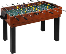 Load image into Gallery viewer, shelfmade Table de Jeux Multifonction, Baby Foot Enfant, Mini Baby Foot Bois, Billard Convertible, Mini Table de Ping Pong - Table multijeux Adulte - 10 Jeux en 1
