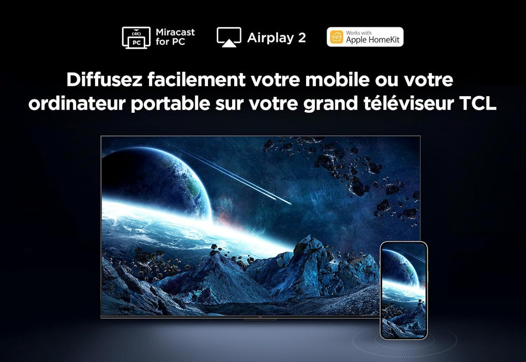 TCL 43PF650 43 Pouces 4K Ultra HD, HDR TV, Smart LED Fire TV (Dolby Vision, Dolby Atmos, DTS, HDR 10, Alexa intégré, Airplay2, Miracast)