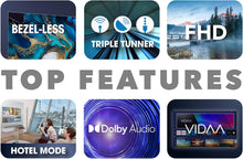 Load image into Gallery viewer, Smart Tech TV LED FHD 40' (101 cm) 40FV02V Smart TV VIDAA - Molotov Netflix Prime Video + Youtube Plex 3xHDMI - 2xUSB - Mode Hotel-2024