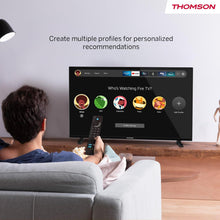 Load image into Gallery viewer, THOMSON 32 Pouces (82 cm) HD LED Fire TV mit Alexa-Sprachsteuerung AirPlay Triple Tuner(Câble-Satellite-Antenne) Bluetooth 5.0 HDMI USB-Anschlüsse AV in CI USB – 32HF2S34