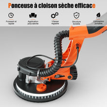 Load image into Gallery viewer, Ponceuse de Plaque de Plâtre 750W avec Lumière LED 6 Vitesses Variables 800-1750 tr/min -
