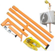 Load image into Gallery viewer, Installation De Machine Externe De Climatisation Suspension D'installation De Petite Grue Support De Levage À Manivelle Outil De Levage Climatisation À Manivelle,20M