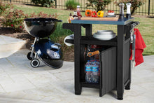 Load image into Gallery viewer, Mini desserte barbecue UNITY - Gris - 105 litres