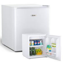 Load image into Gallery viewer, Mini Rfrigrateur 48L,2 niveaux et porte-bouteille,bac  lgumes,Silencieux 230V,46 x 44 x 49 cm,Blanc -