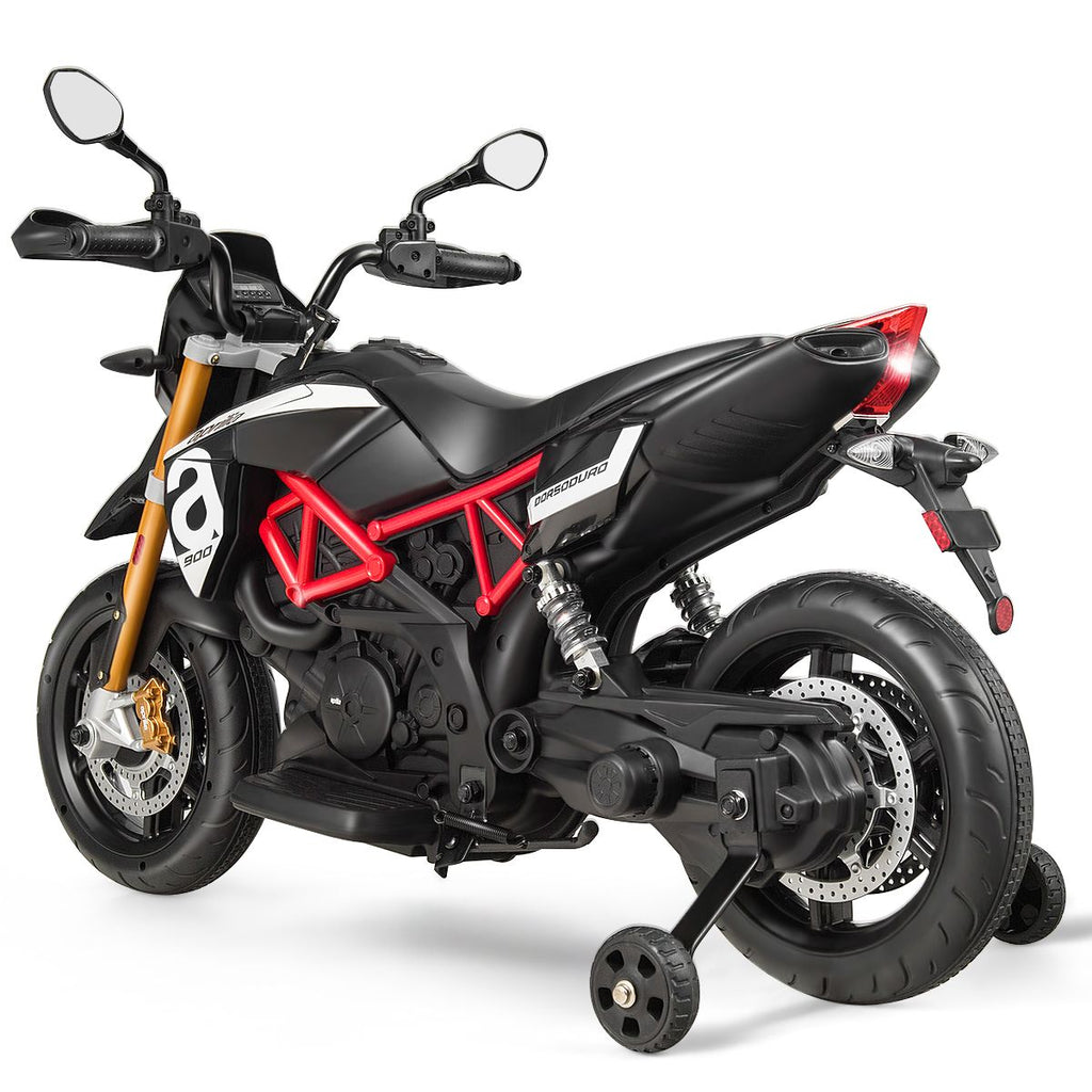 Moto Electrique pour Enfants 12V avec Lumires LED Musique MP3 Roues Antidrapantes pour Garons et Filles 37 95 mois -