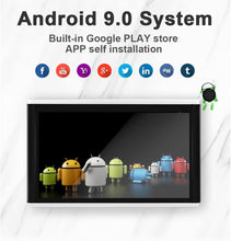 Load image into Gallery viewer, Lecteur vido HD 13,3 pouces (1080p) pour appuie-t锚te de voiture,Android 9.0,avec support de montage,cran tactile IPS 2 Go + 32 Go