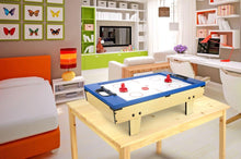 Load image into Gallery viewer, Leomark Table de Babyfoot 4 in 1 Multifonctionnel Jeu de Football,Bilard, Tenis, Hockey Baby-Foot, Baby Foot Table En Bois Jeu de Football Petite Taille Universel