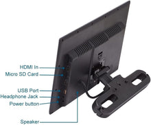 Load image into Gallery viewer, Lecteur vidéo HD 13,3 pouces (1080p) pour appuie-tête de voiture,Android 9.0,avec support de montage,écran tactile IPS 2 Go + 32 Go