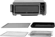 Load image into Gallery viewer, Ninja Foodi Four Multifonctions 8-en-1, Mini four portable, surfaces de travail, four multifonctions avec 8 fonctions de cuisson ; Air Fry, Rôtir, Griller, Cuire et plus encore. Argent/Noir SP101EU