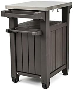 Mini desserte barbecue UNITY - Gris - 105 litres