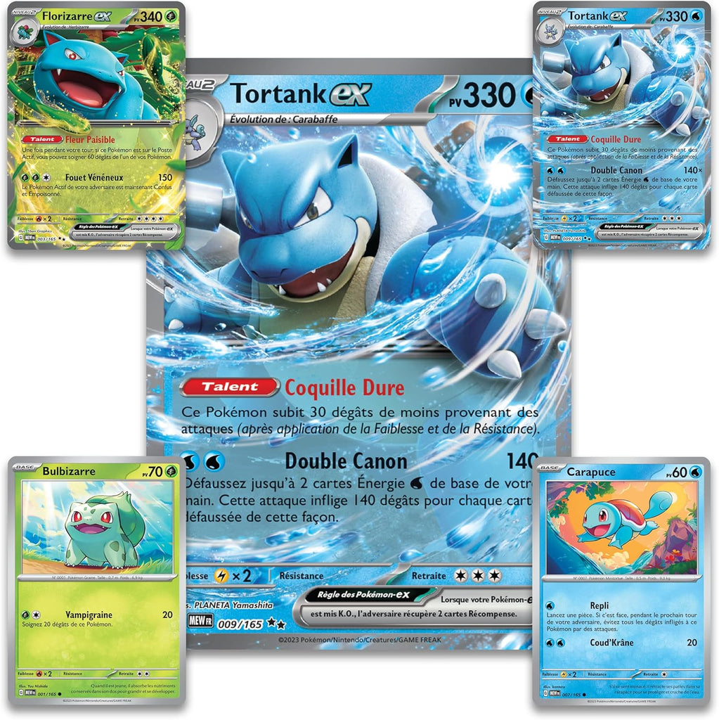 Pokémon: Collection Premium Eaux Florissantes du JCC Pokémon (4 Cartes Promo Brillantes 1 Carte Grand Format Brillante et 12 boosters)