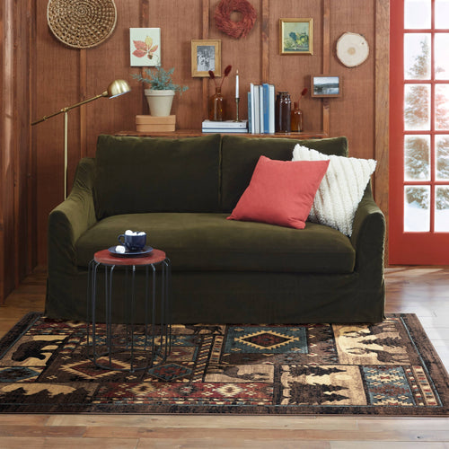 Home Dynamix Buffalo Bear Rustic Area Rug - 5'2